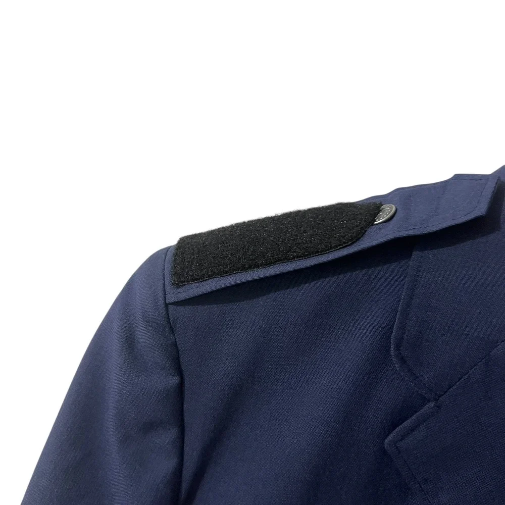 Vintage Military Dress Jacket‎ - Men's Navy Blue Uniform Blazer 40R